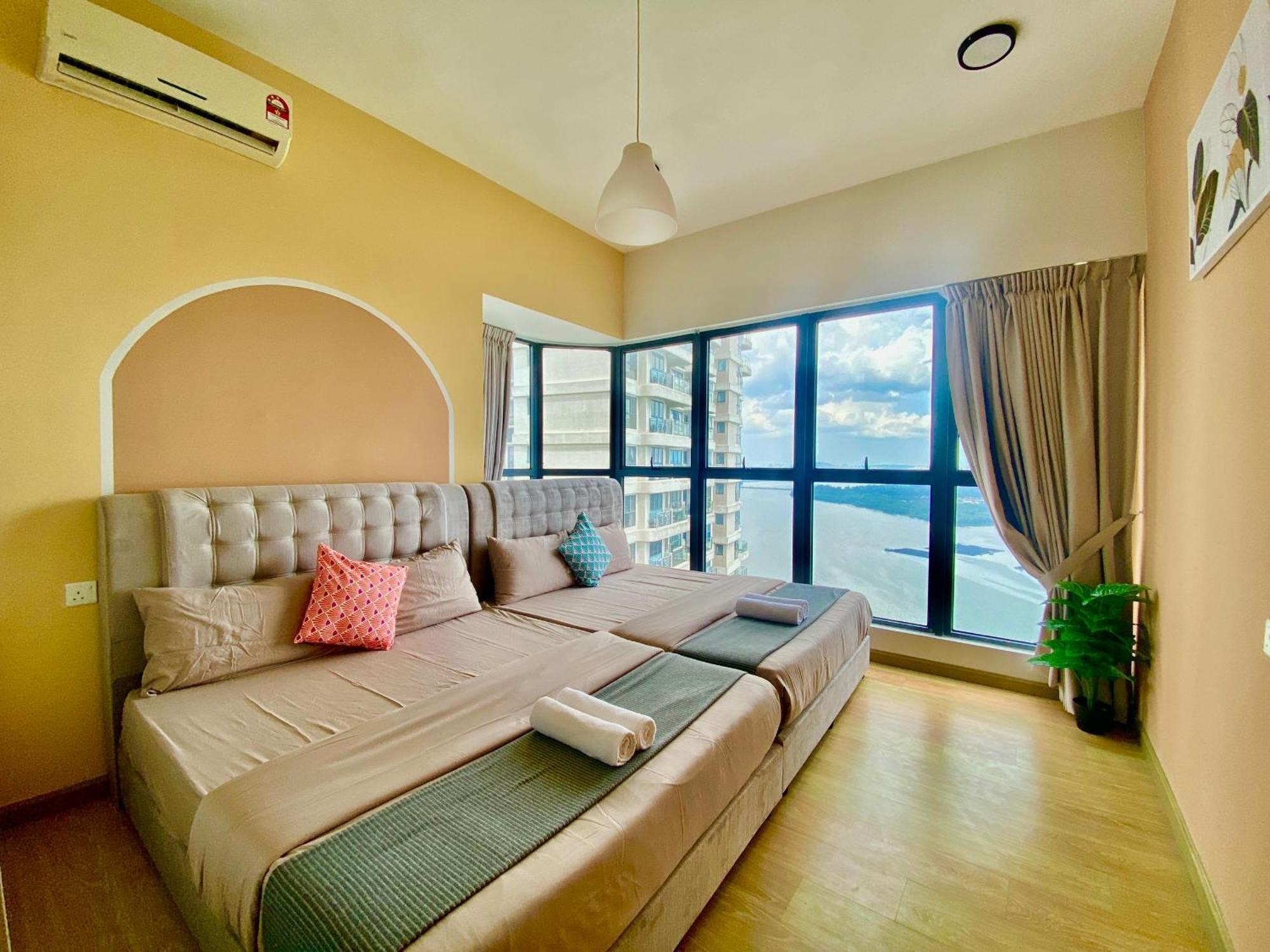Apartemen 海景套房 3房3厕 可8-12人danga Bay Country Garden Yi Jia名宿 *