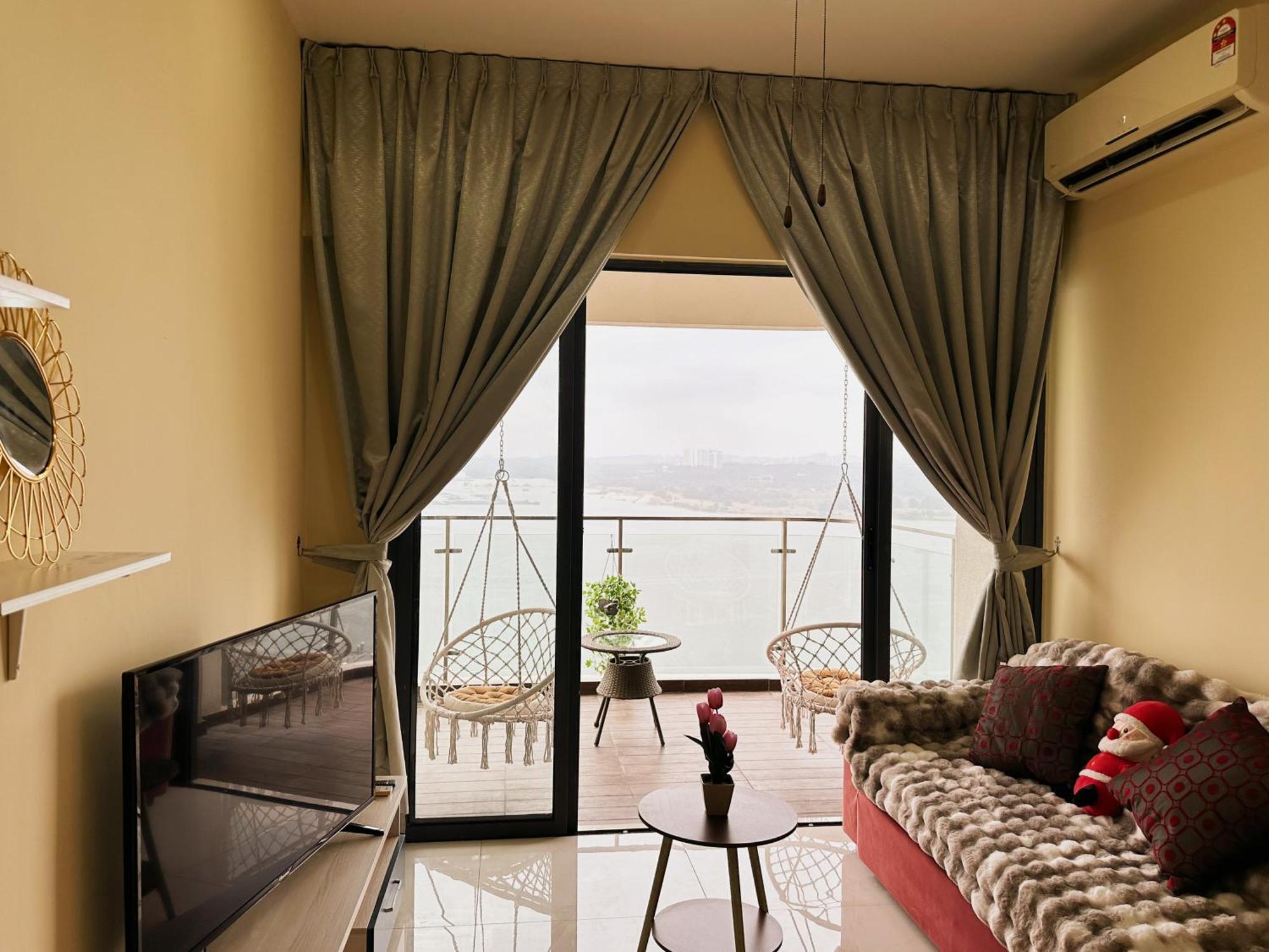 海景套房 3房3厕 可8-12人danga Bay Country Garden Yi Jia名宿 Apartemen *