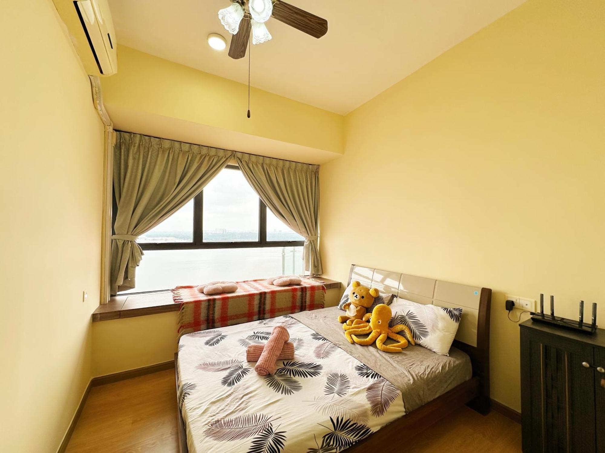 海景套房 3房3厕 可8-12人danga Bay Country Garden Yi Jia名宿 Apartemen Johor Bahru